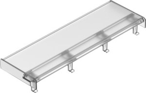 ASCF-H-L2-16V držák popisových štítku
